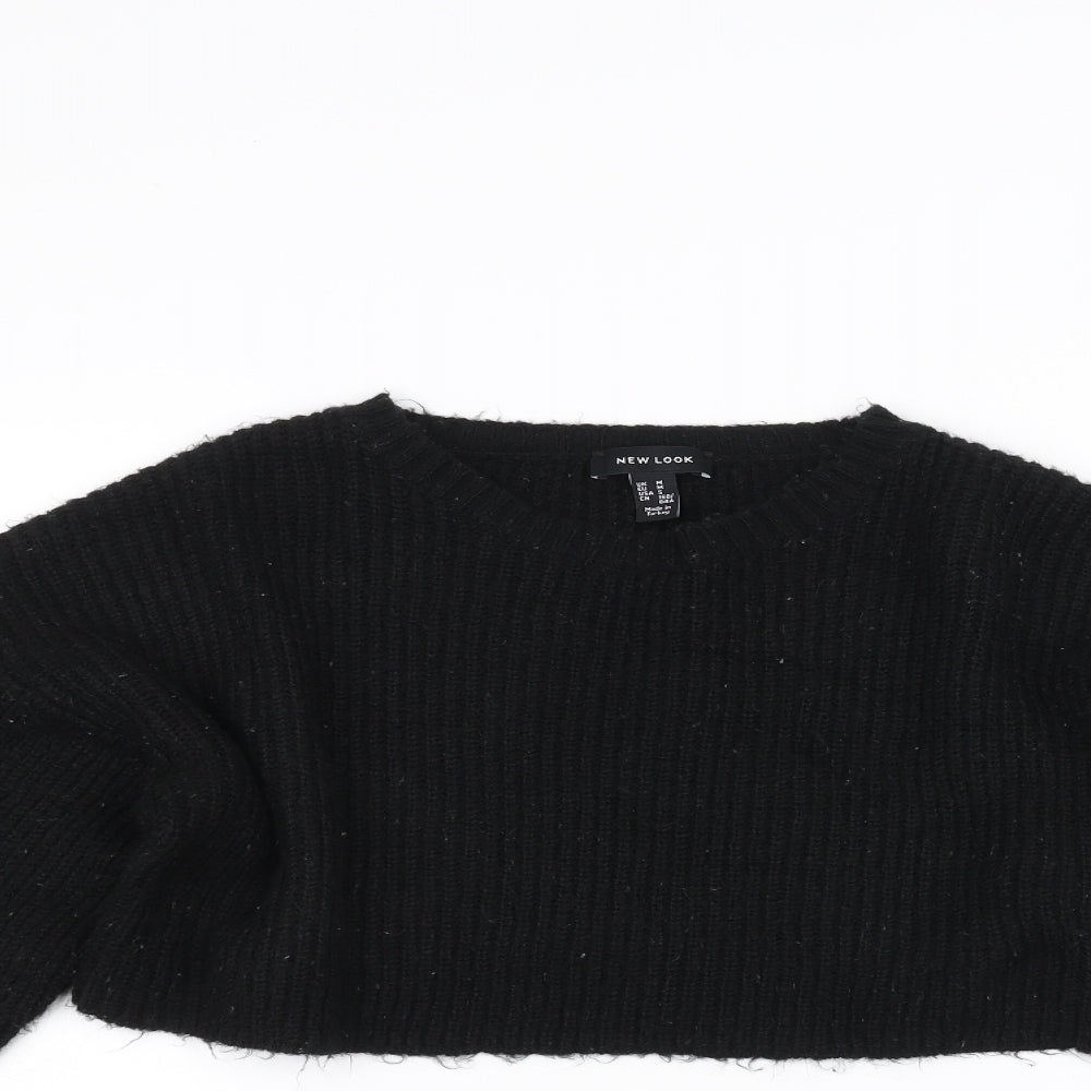 New Look Womens Black   Pullover Jumper Size M