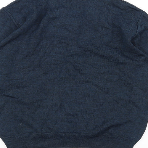 Roberto Carlo Mens Blue   Pullover Jumper Size S