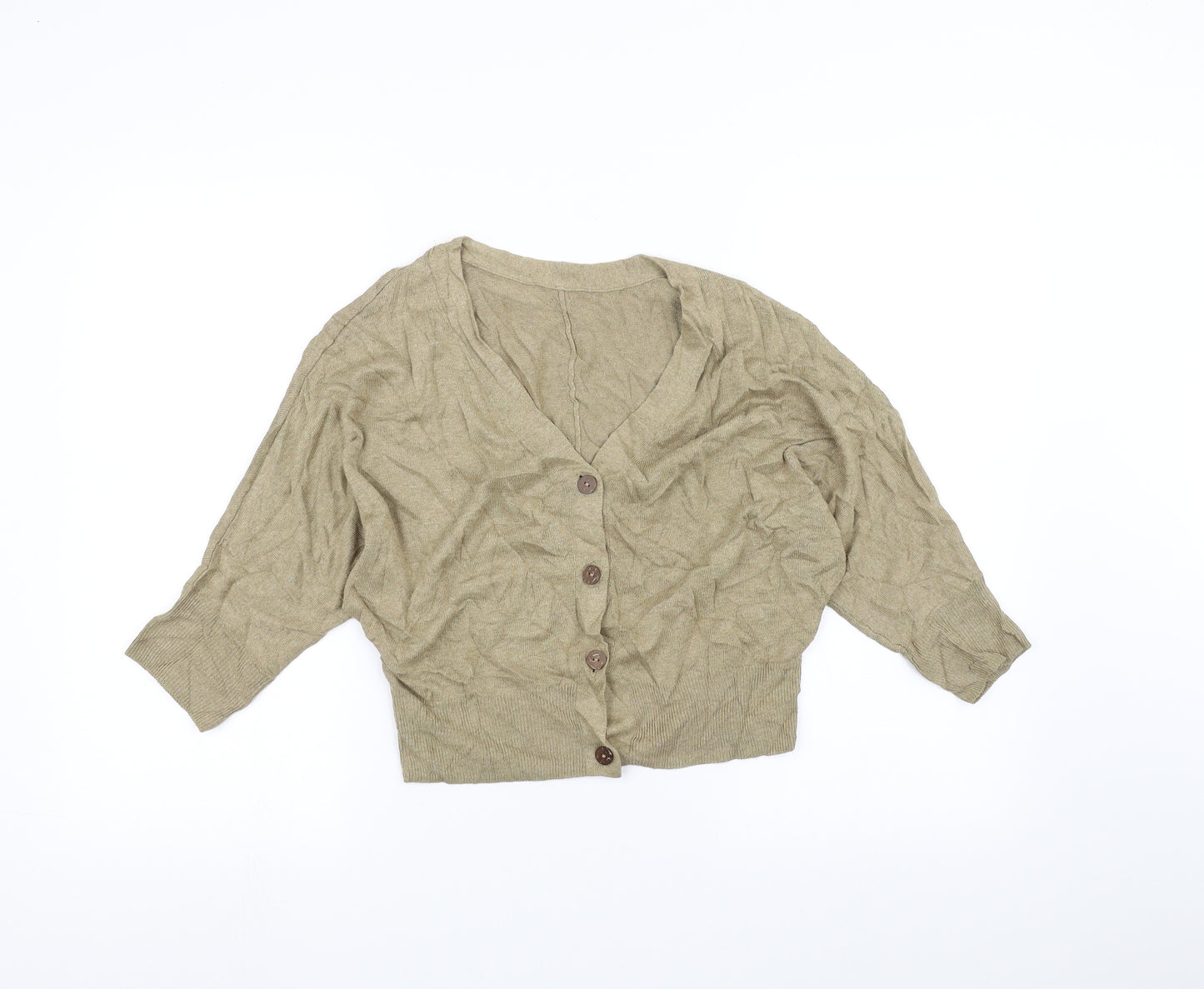 Marks and Spencer Womens Brown   Cardigan Jumper Size S