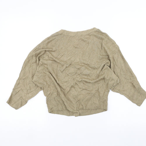 Marks and Spencer Womens Brown   Cardigan Jumper Size S