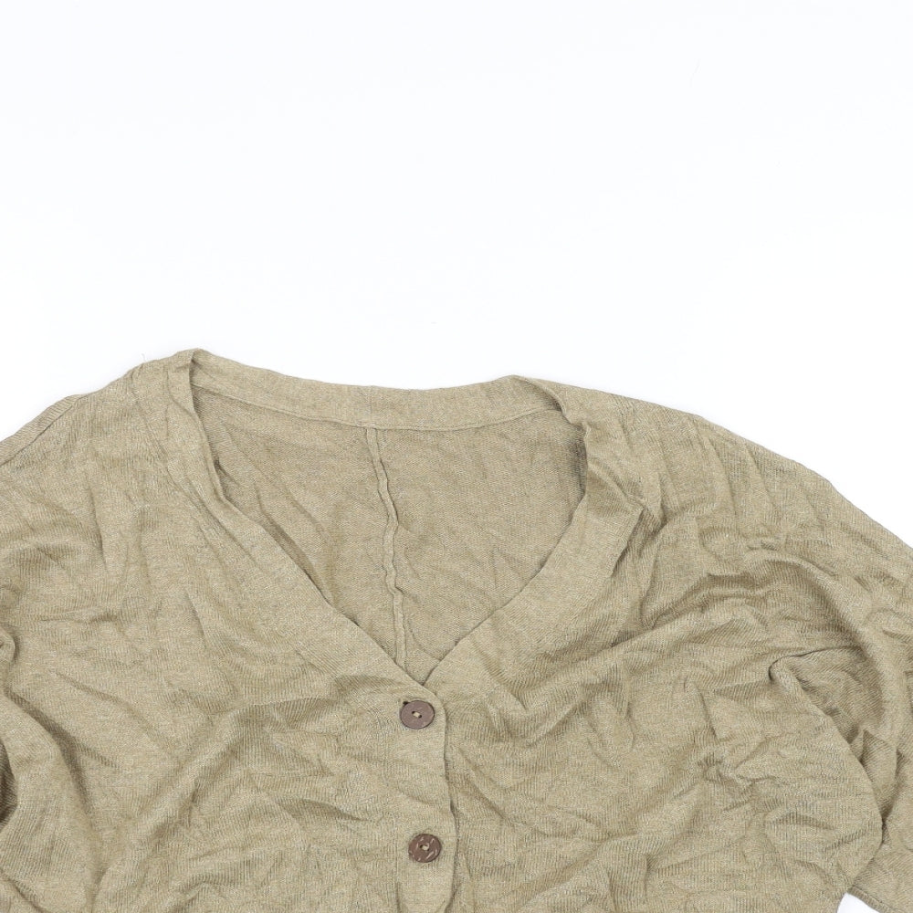 Marks and Spencer Womens Brown   Cardigan Jumper Size S