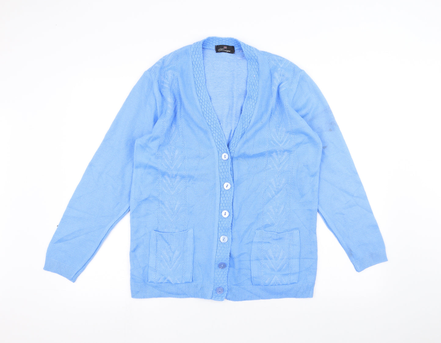Preworn Womens Blue   Jacket Coatigan Size M