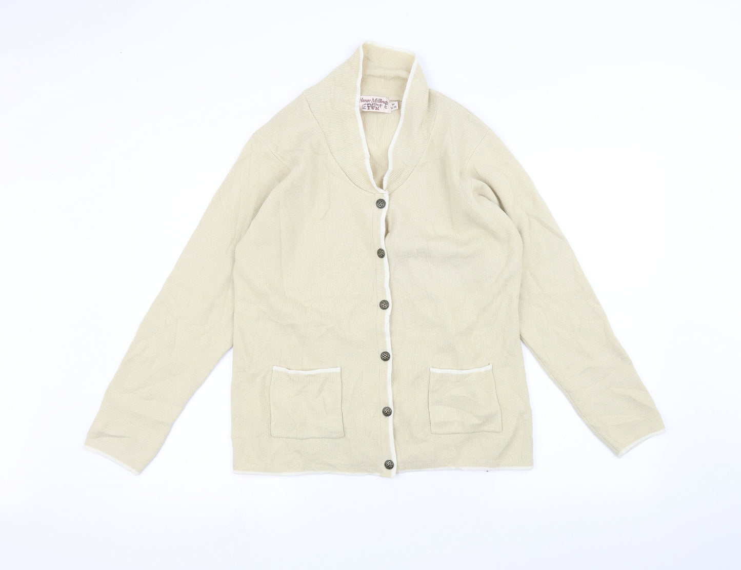 EWM Womens White   Jacket Coatigan Size 14