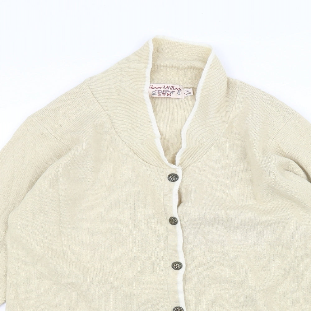 EWM Womens White   Jacket Coatigan Size 14