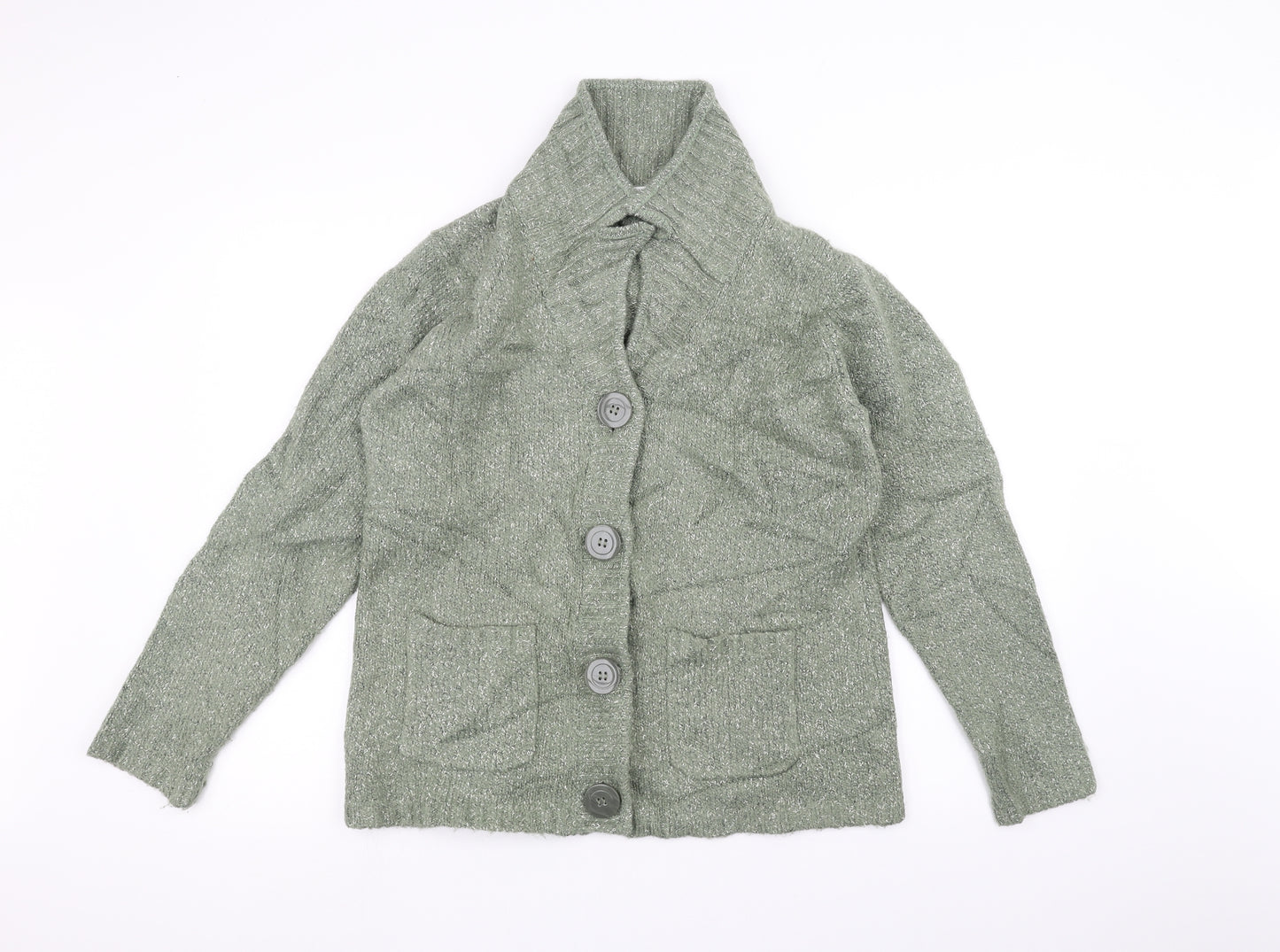EWM Womens Green   Jacket Coatigan Size M