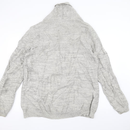 F&F Mens Grey   Jacket Coatigan Size L