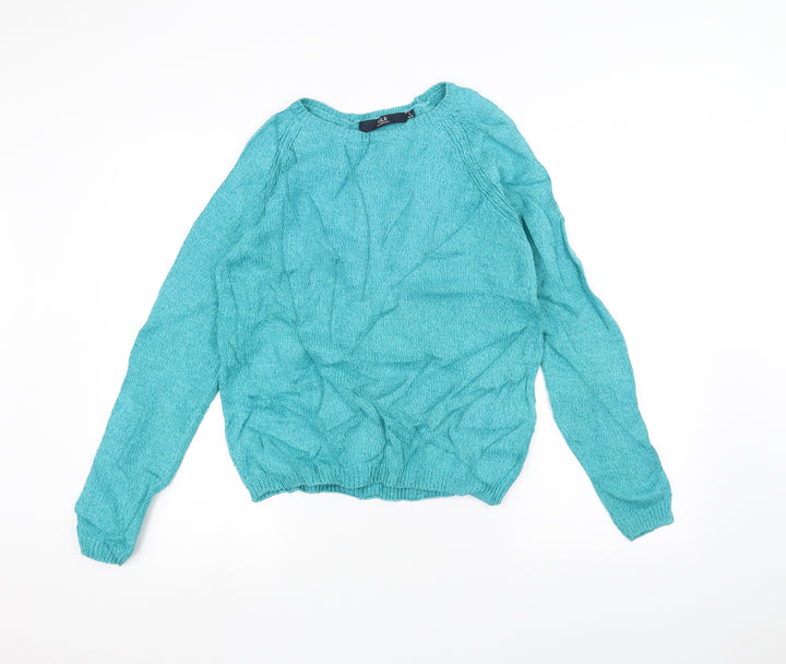ISLE Womens Blue   Pullover Jumper Size S