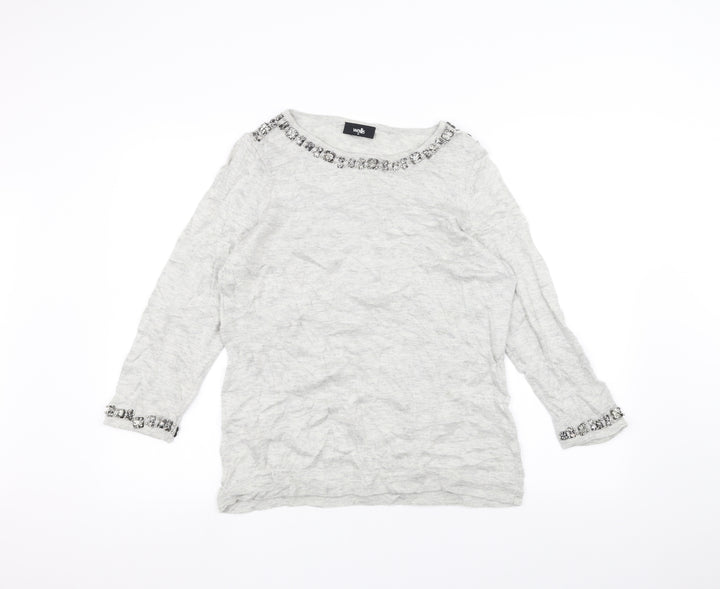 Wallis Womens Grey   Pullover Jumper Size M