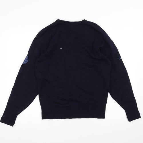 Glenbrae Mens Blue   Pullover Jumper Size XS
