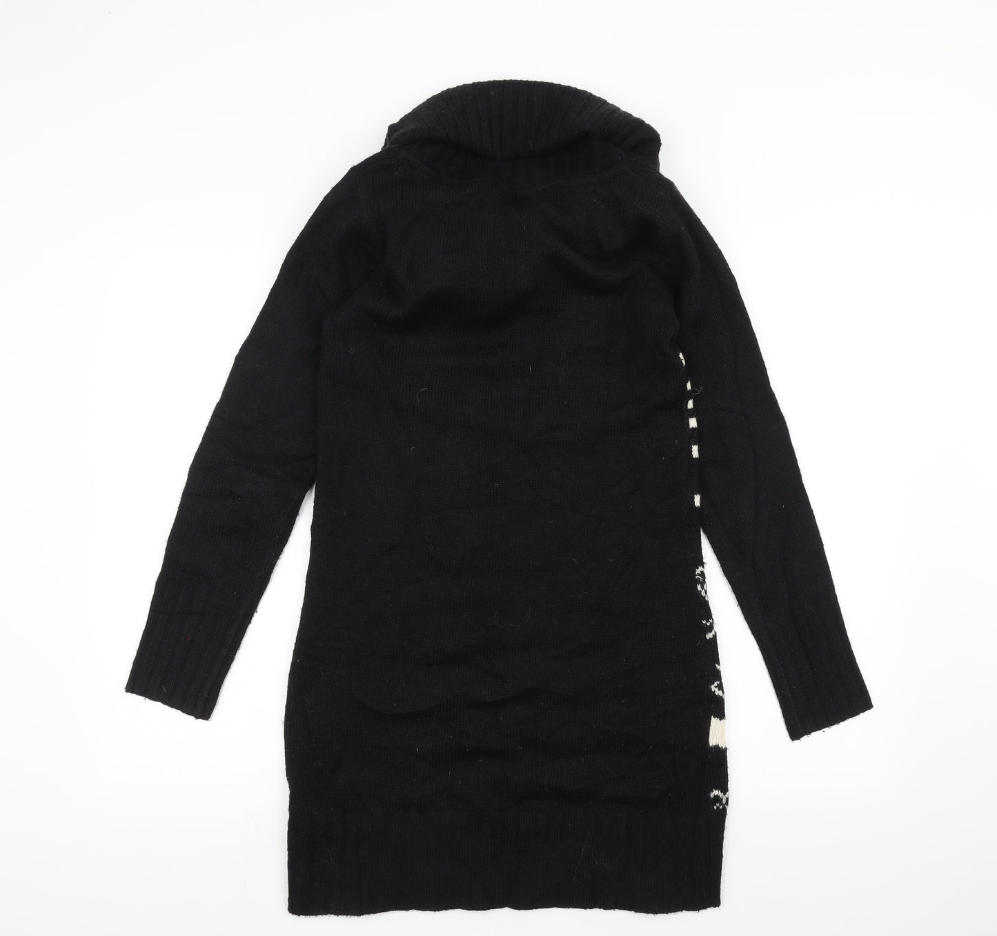 Papaya Womens Black   Pullover Jumper Size 8  - Christmas