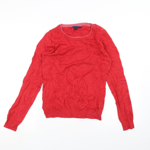 Boden Womens Red   Basic T-Shirt Size 8
