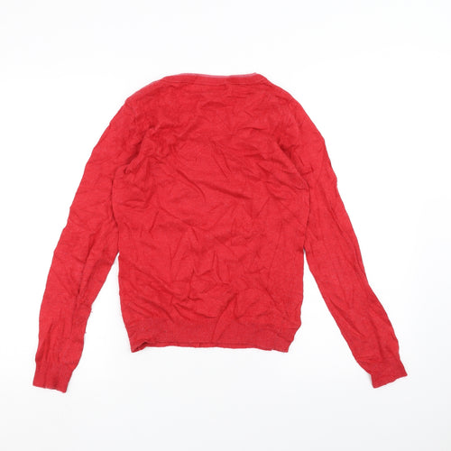 Boden Womens Red   Basic T-Shirt Size 8
