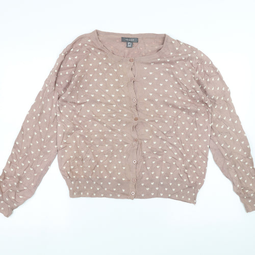 Primark Womens Pink   Cardigan Jumper Size 16