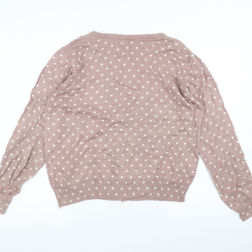 Primark Womens Pink   Cardigan Jumper Size 16