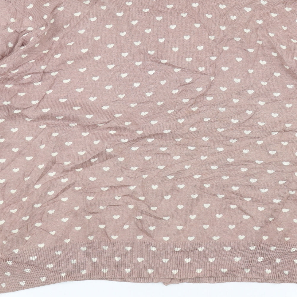 Primark Womens Pink   Cardigan Jumper Size 16