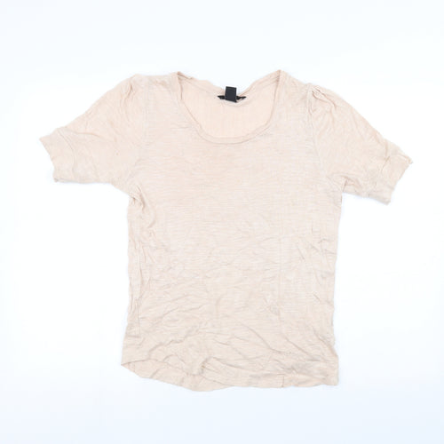 H&M Womens Pink   Basic T-Shirt Size S