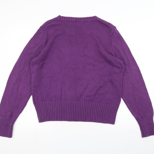 EWM Womens Purple   Pullover Jumper Size L