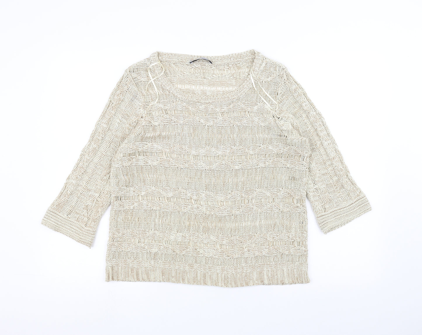 TU Womens White   Pullover Jumper Size 16