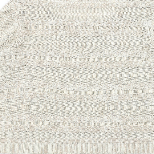 TU Womens White   Pullover Jumper Size 16