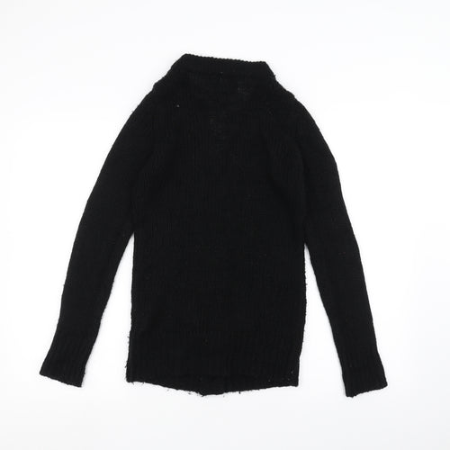 miss flori Womens Black   Jacket Coatigan Size 8