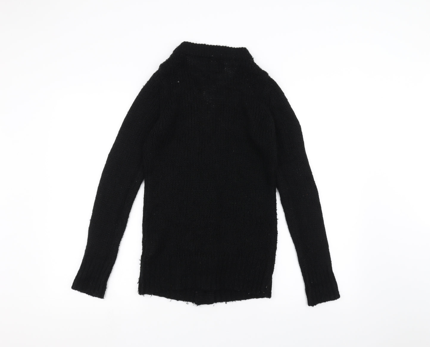 miss flori Womens Black   Jacket Coatigan Size 8