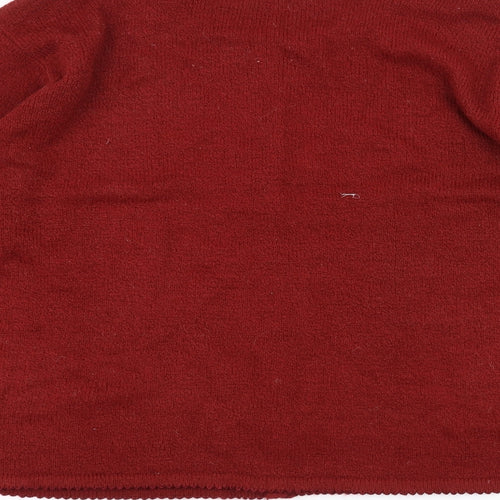 Design essentials Womens Red   Cardigan Jumper Size XL