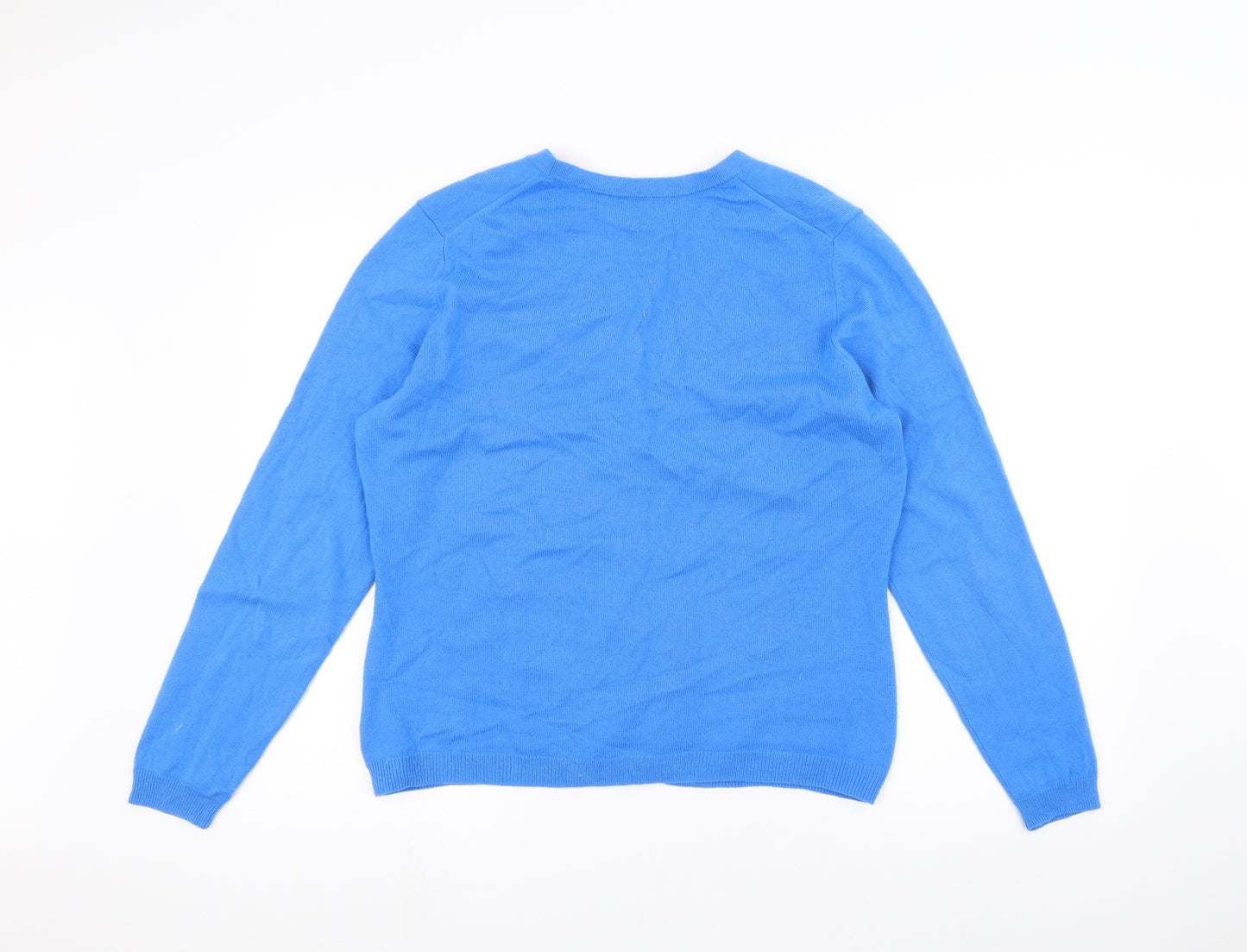 PURE Collection Womens Blue   Cardigan Jumper Size 16