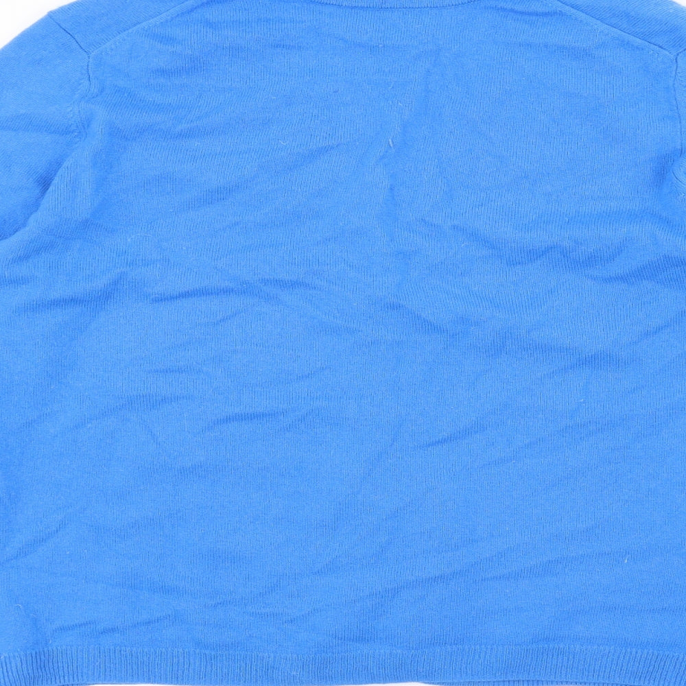 PURE Collection Womens Blue   Cardigan Jumper Size 16