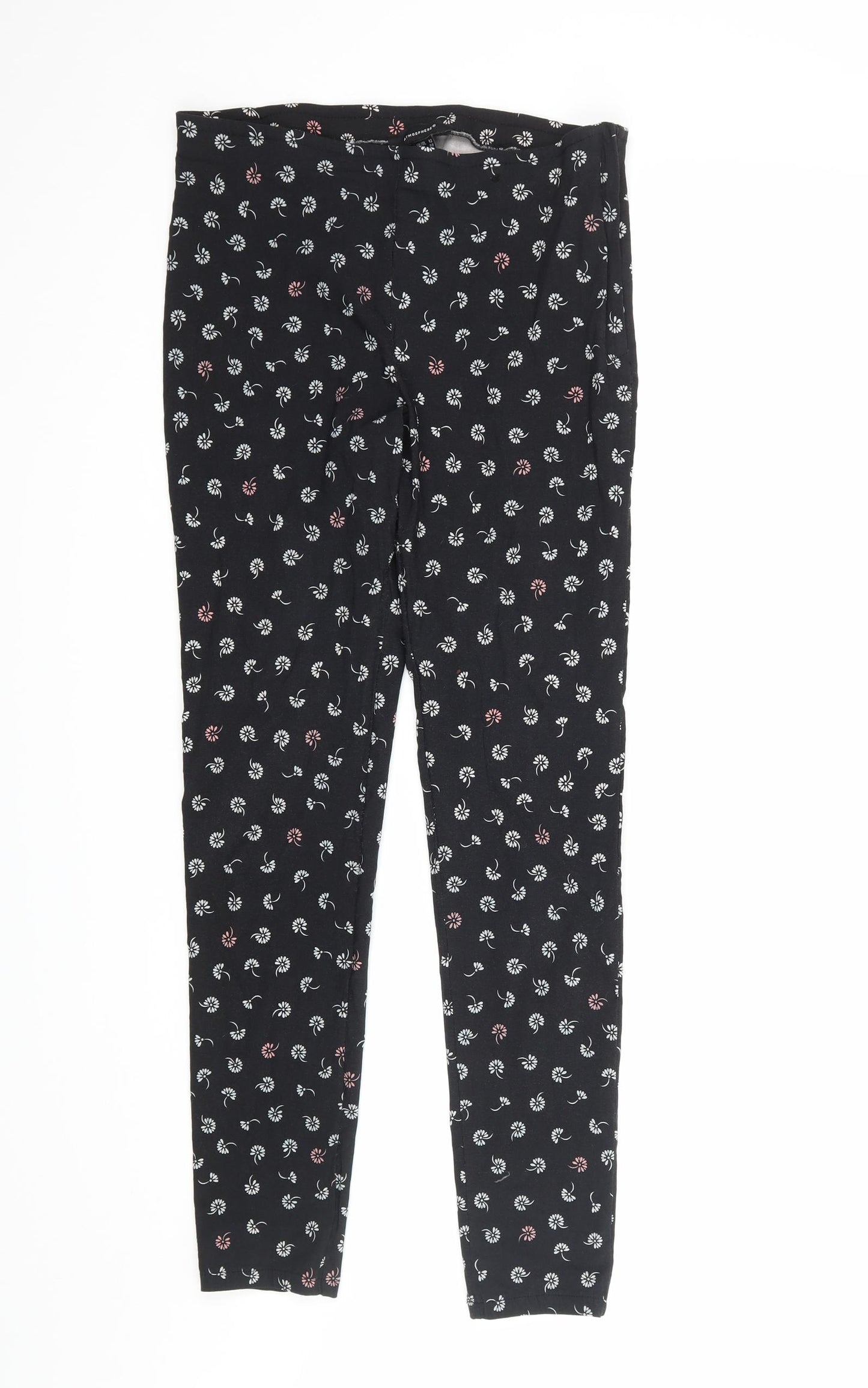 Atmosphere Womens Black Floral  Jegging Jeans Size 12 L28 in