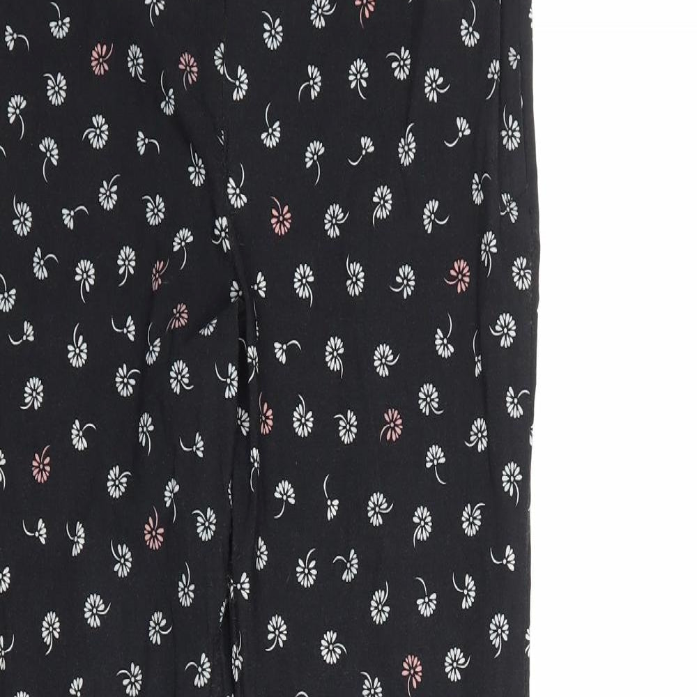 Atmosphere Womens Black Floral  Jegging Jeans Size 12 L28 in