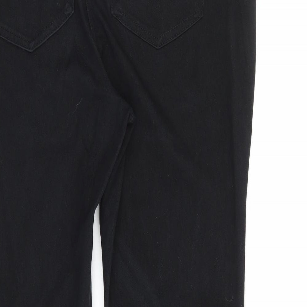 NEXT Womens Black   Cropped Jeans Size 14 L25 in