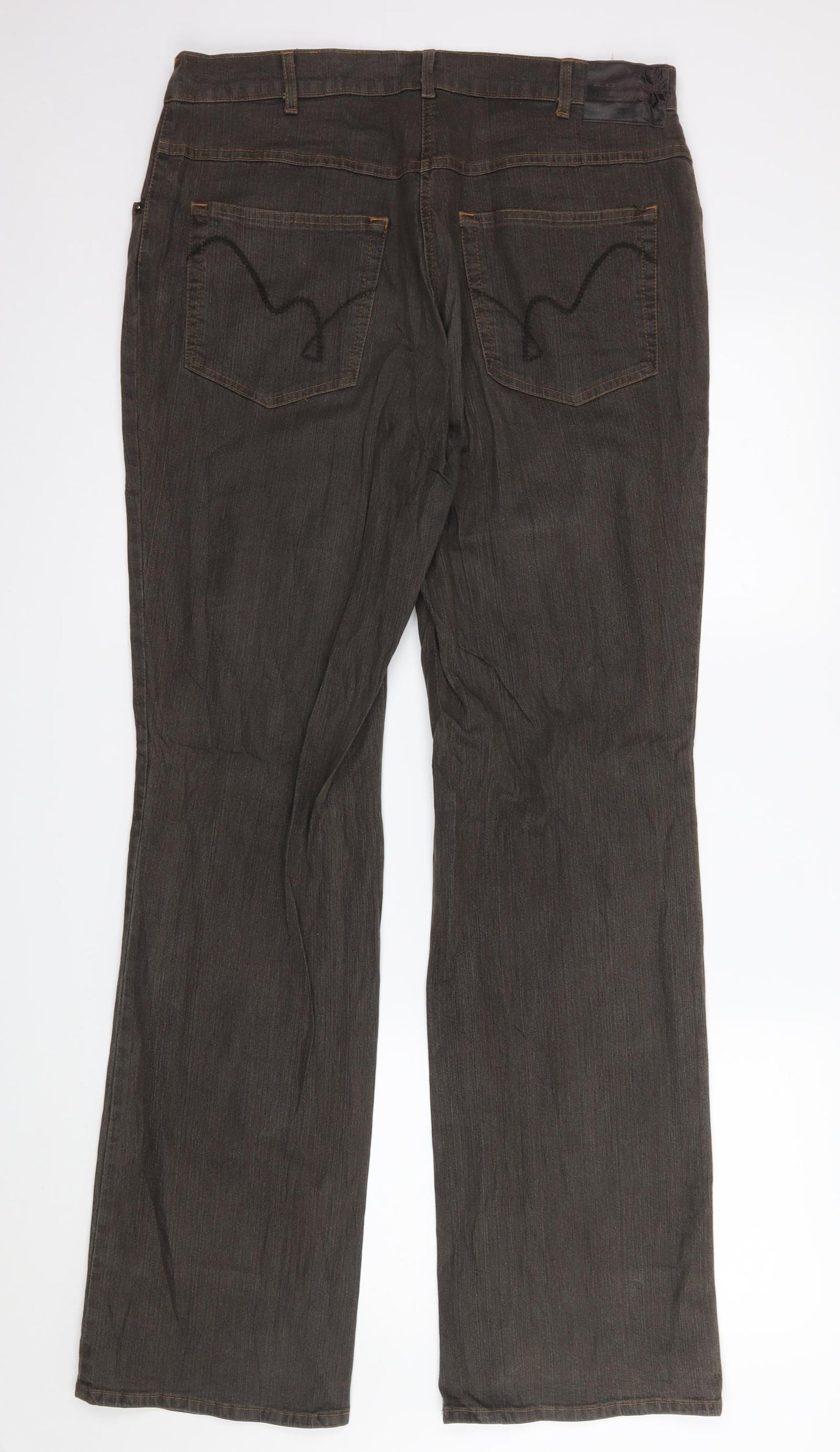 edition Mens Brown   Bootcut Jeans Size 42 in L32 in