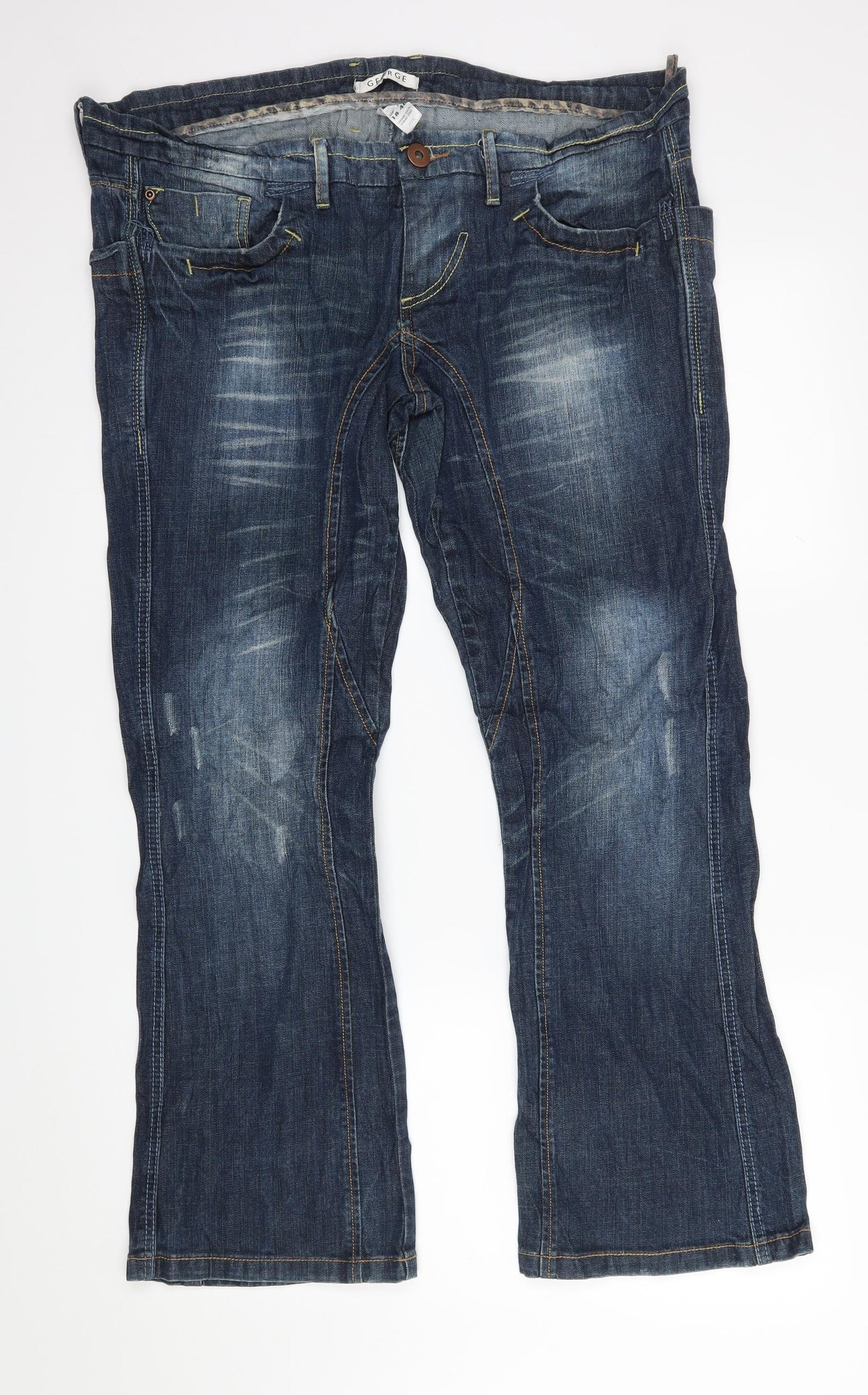 georges Womens Blue   Straight Jeans Size 18 L28 in