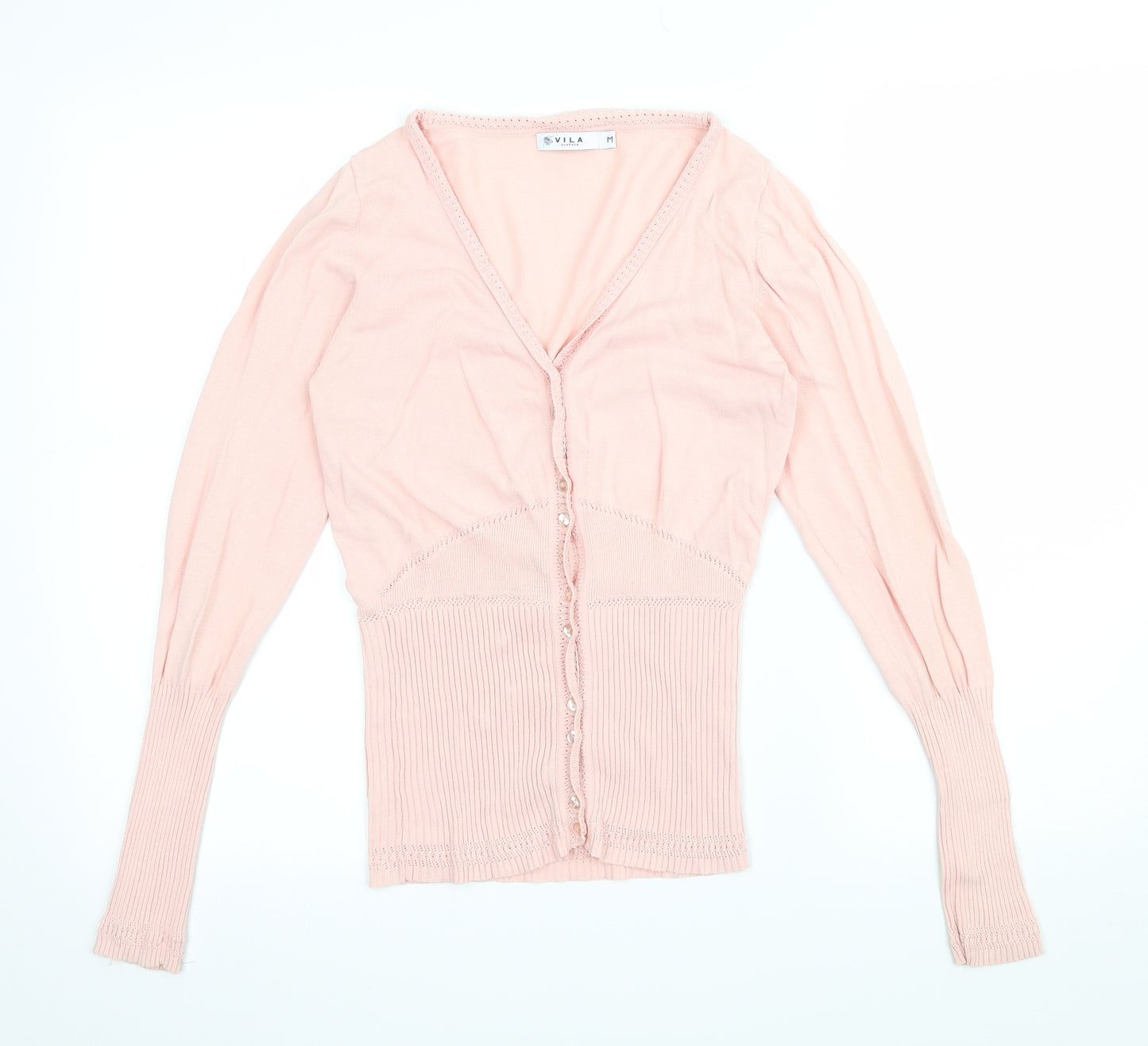 VILA Womens Pink   Cardigan Jumper Size M