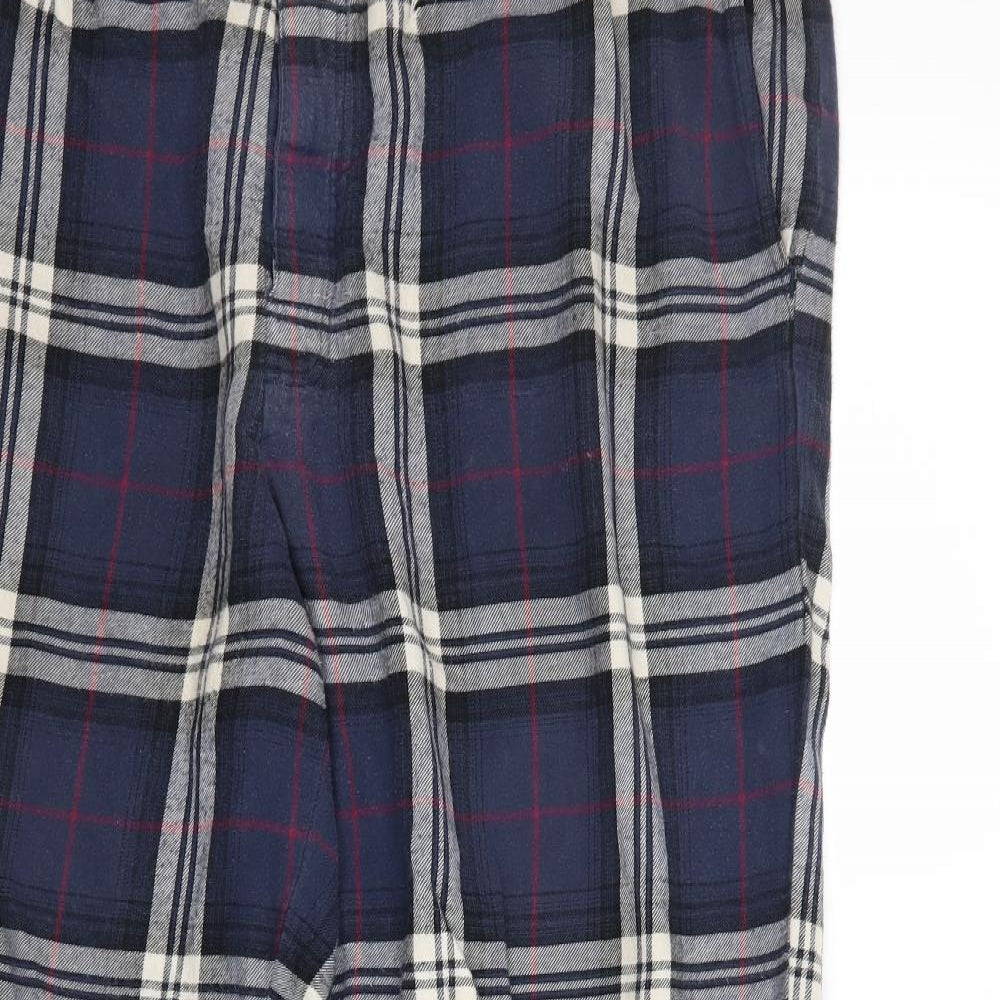 Jack Wills Mens Blue Check   Lounge Pants Size XL