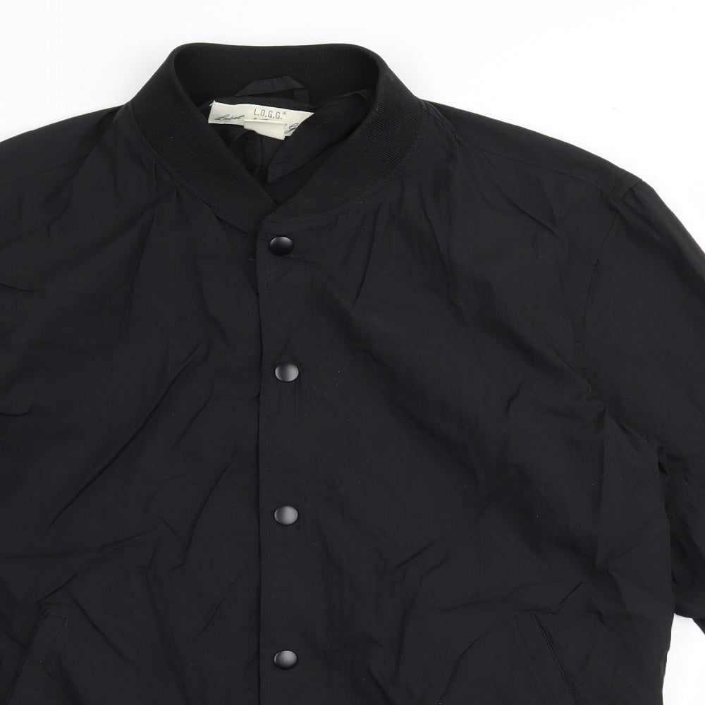 Label of Graded Goods Mens Black   Bomber Jacket Jacket