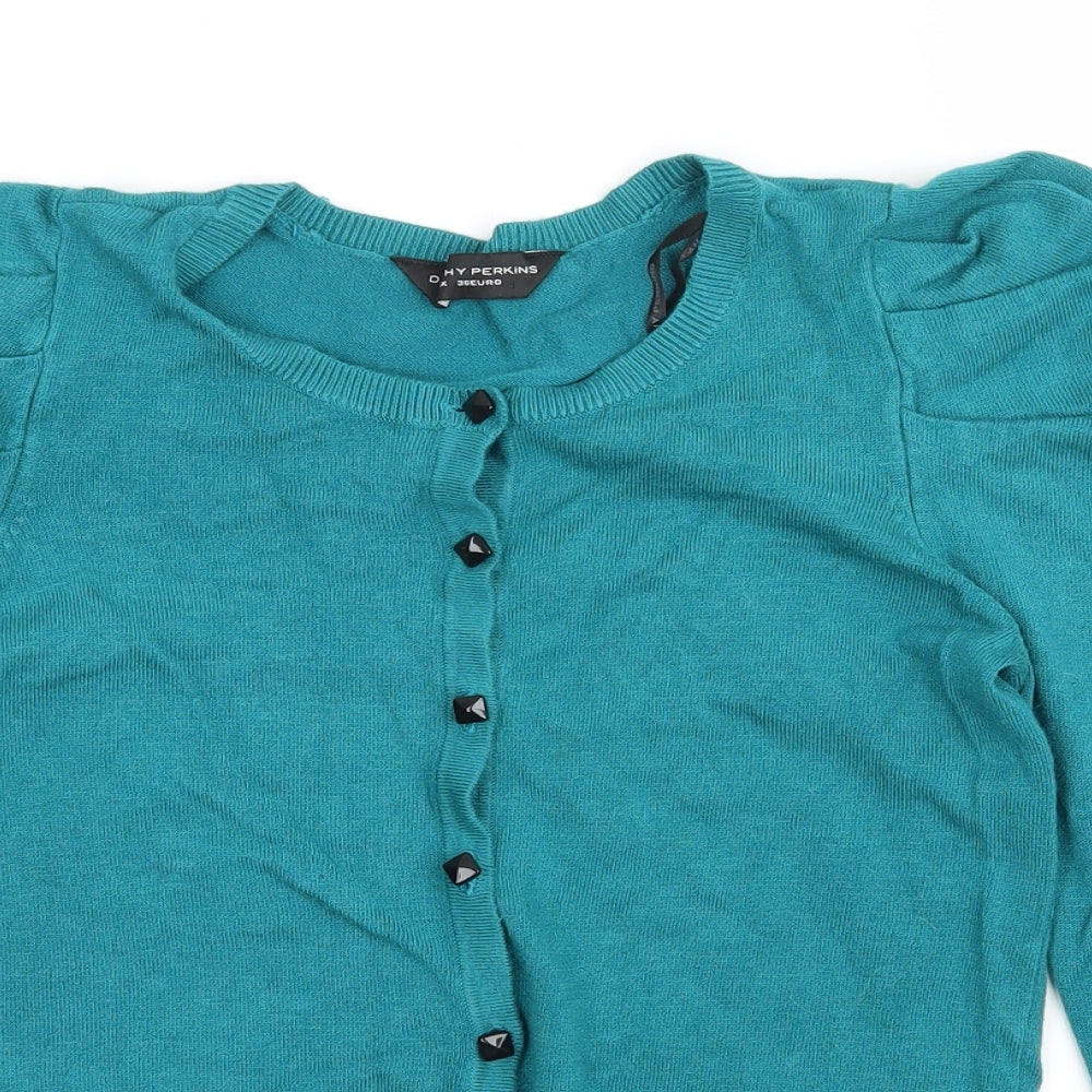 Dorthey Perkins Womens Blue   Cardigan Jumper Size 8