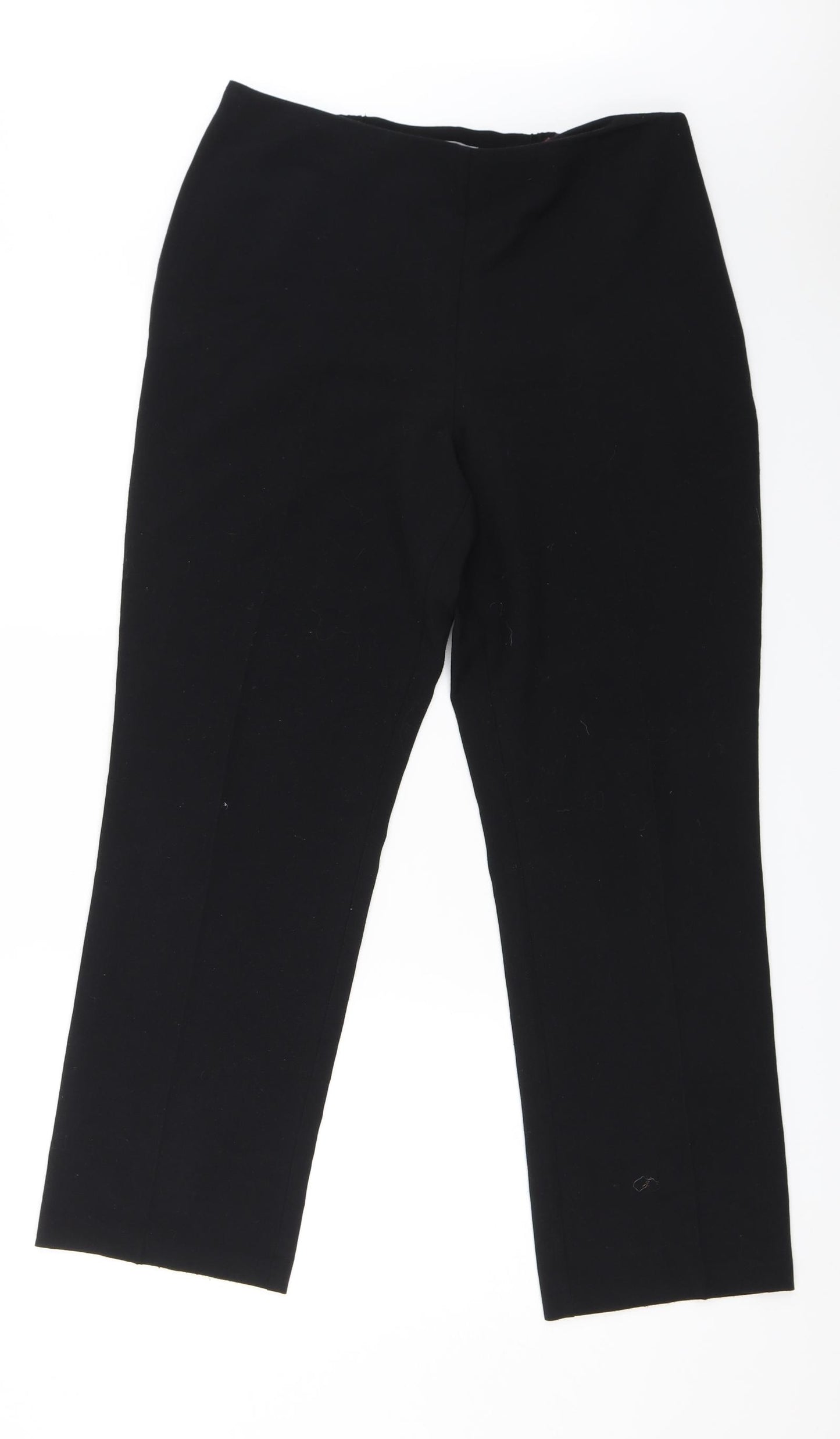 M&S Womens Black   Dress Pants Trousers Size 14 L28 in