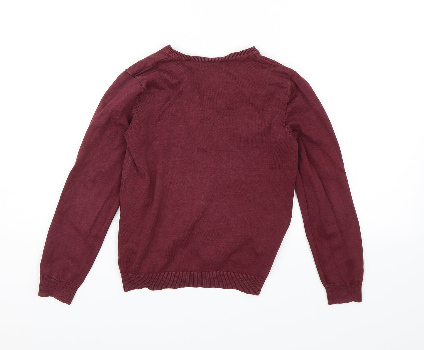 George Girls Red   Cardigan Jumper Size 9-10 Years  - School