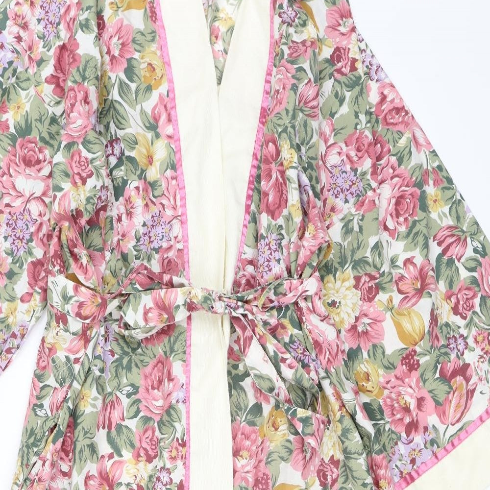 Little Woods Womens Pink Floral  Top Robe Size 10