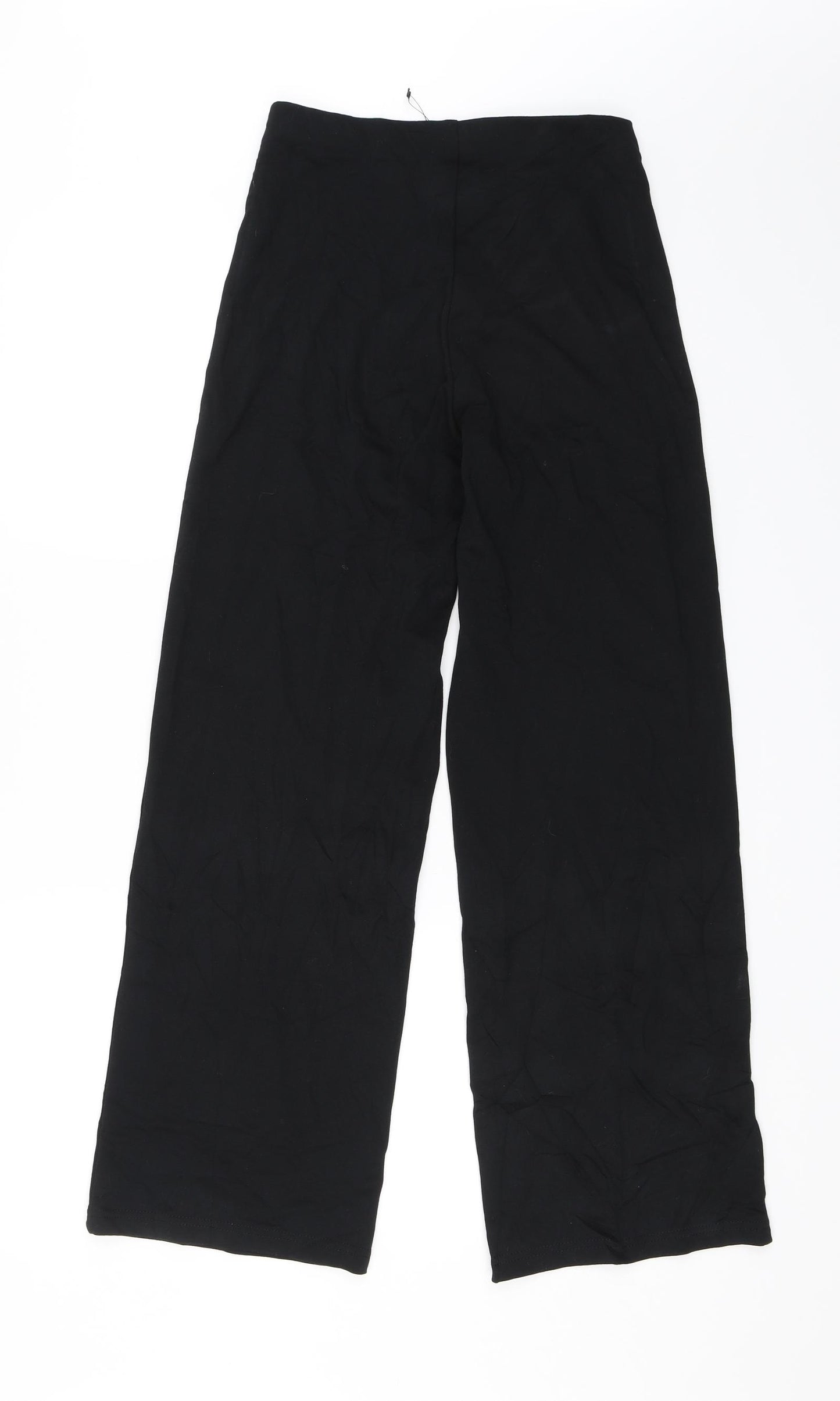 M&S Womens Black   Trousers  Size 8 L27 in