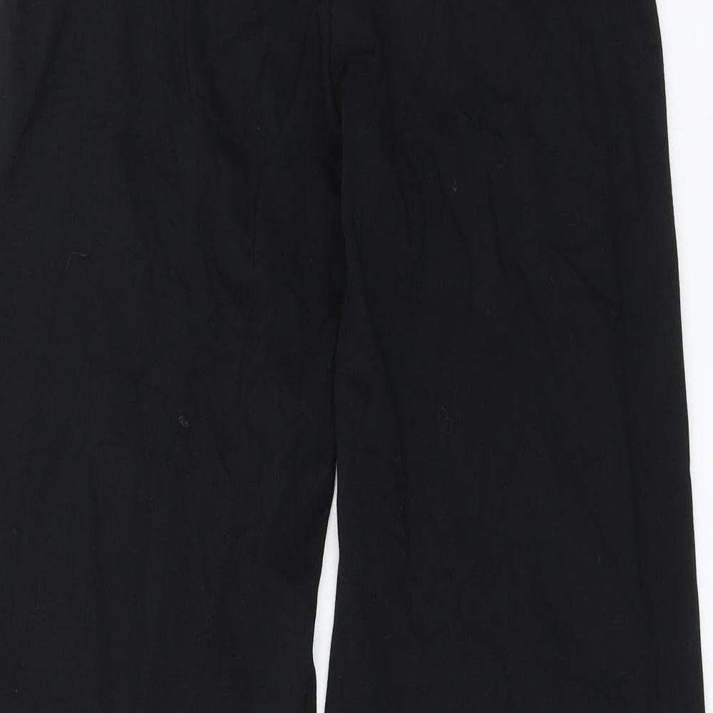 M&S Womens Black   Trousers  Size 8 L27 in