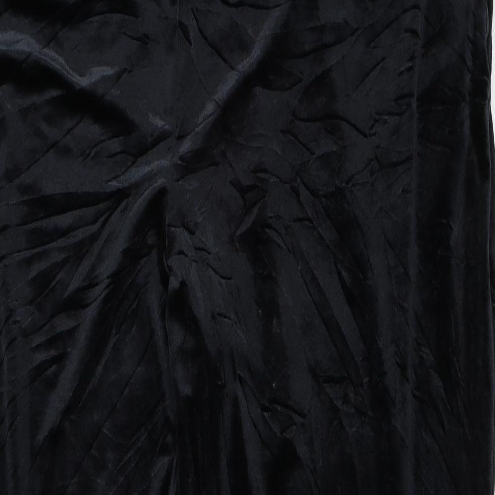 M&S Womens Black   Trousers  Size 22 L27 in