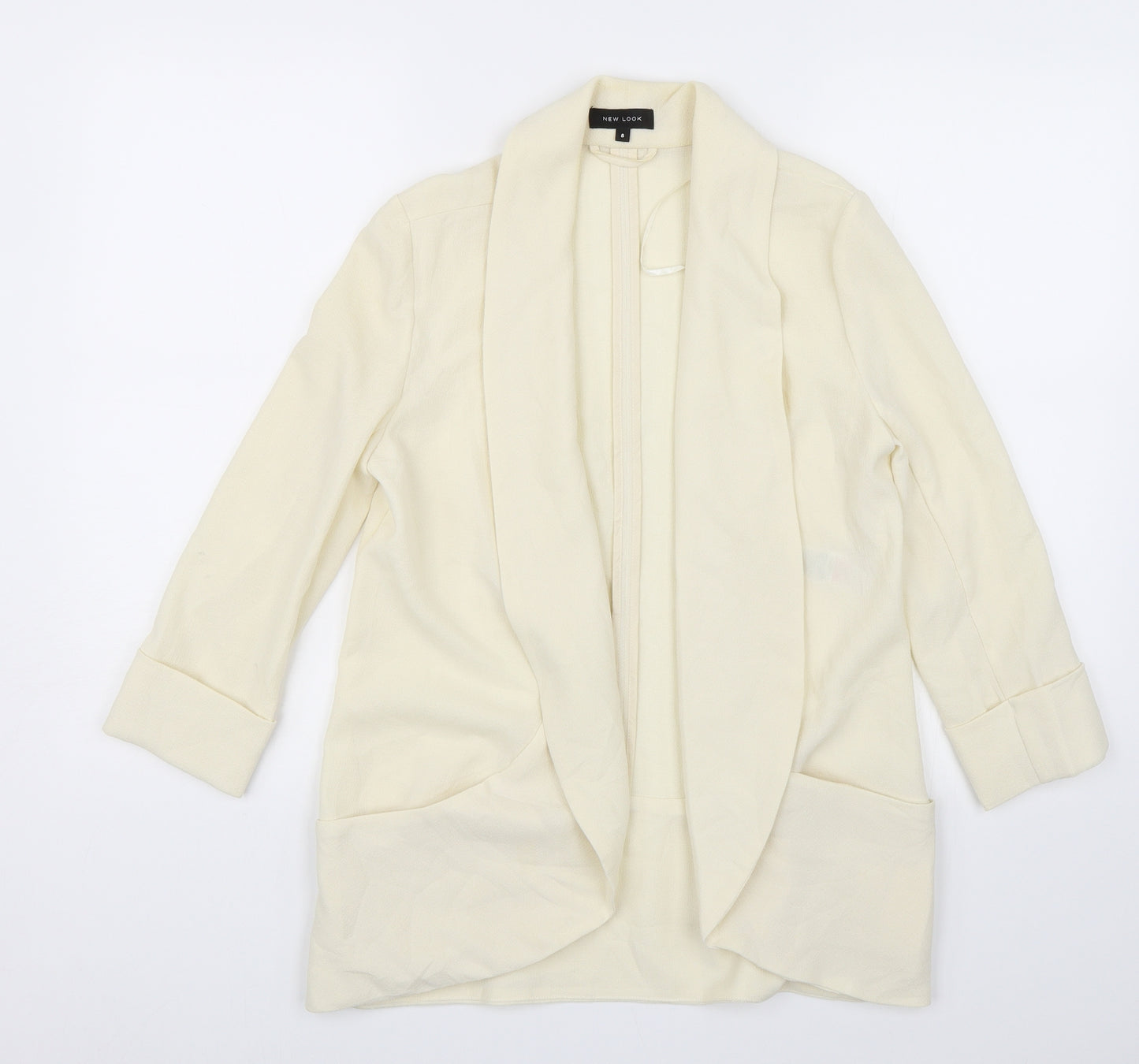 New Look Womens White   Jacket  Size 8
