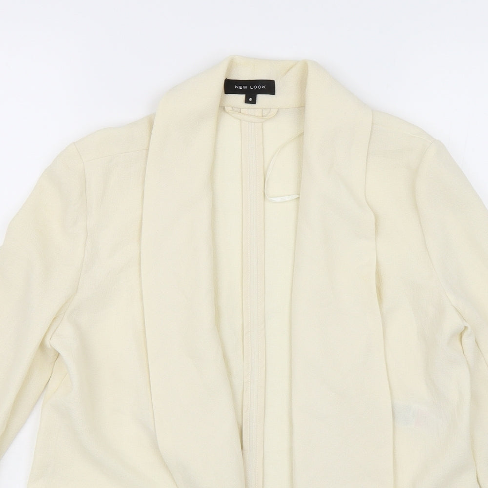New Look Womens White   Jacket  Size 8