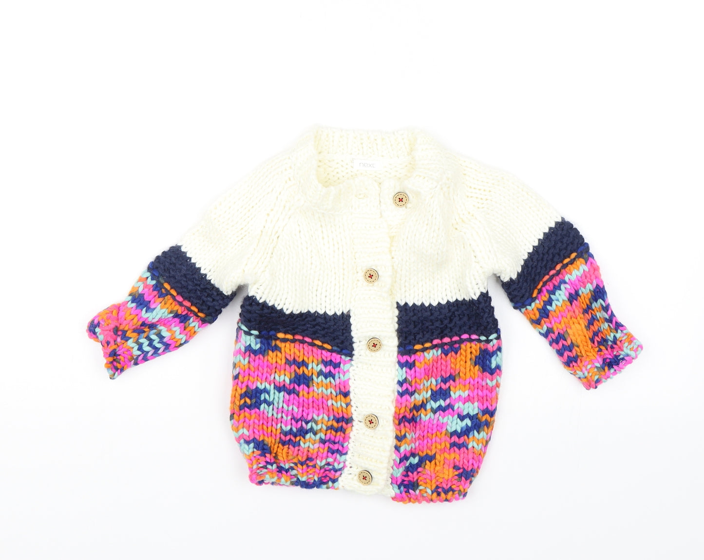 NEXT Baby White   Cardigan Jumper Size 12-18 Months