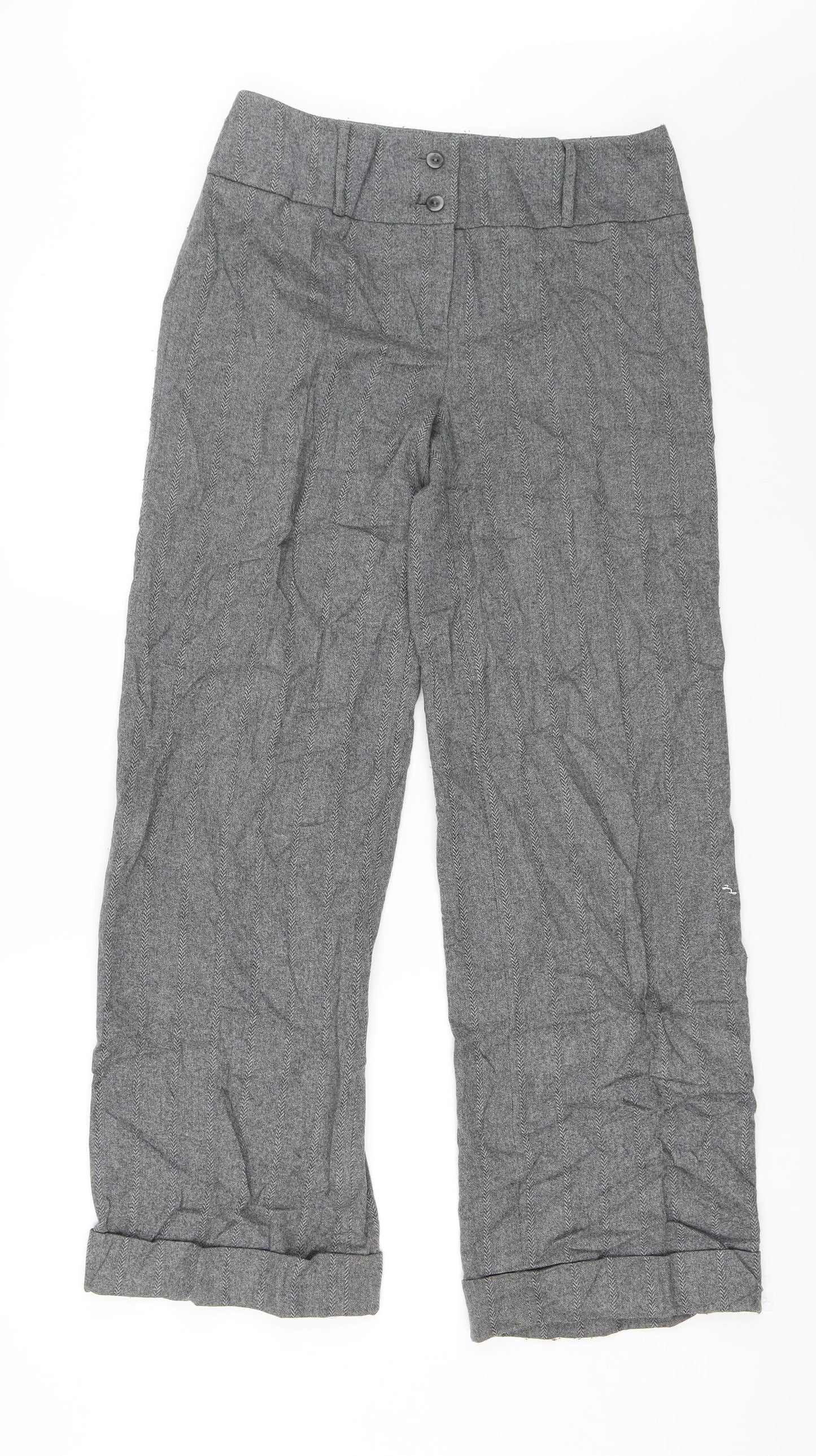 NEXT Womens Grey   Trousers  Size 10 L29 in