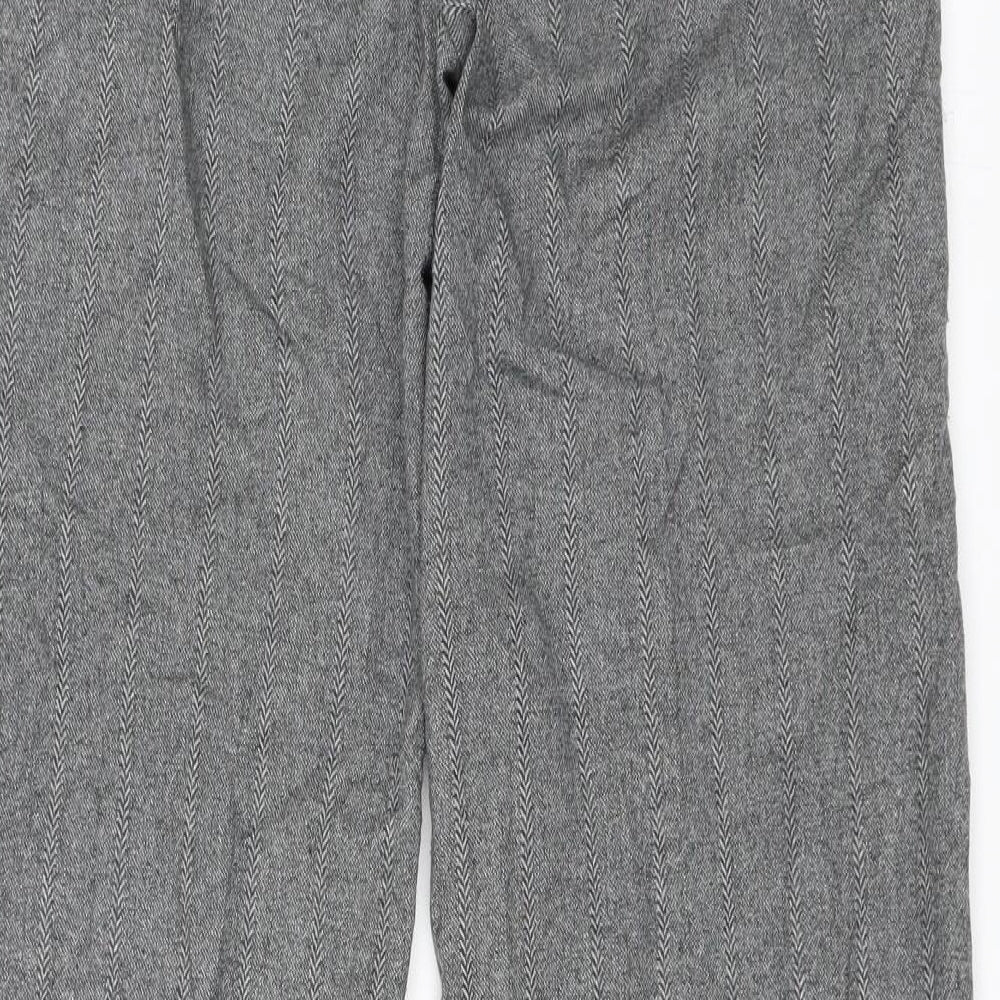 NEXT Womens Grey   Trousers  Size 10 L29 in
