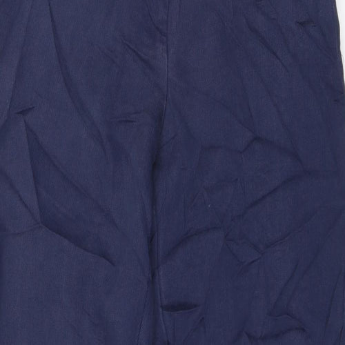 M&S Womens Blue   Trousers  Size 10 L26 in