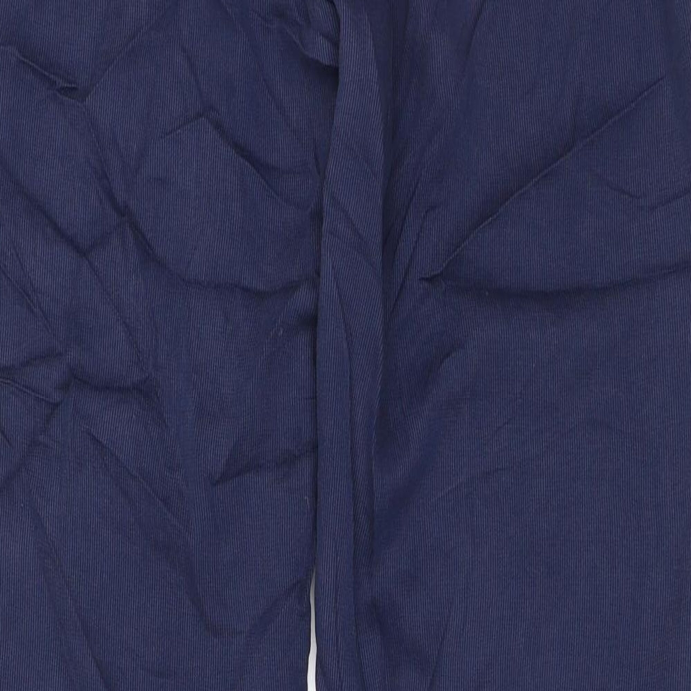M&S Womens Blue   Trousers  Size 10 L26 in